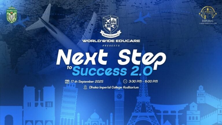 Worldwide Educare Presents Next Step to Success 2.0 poster